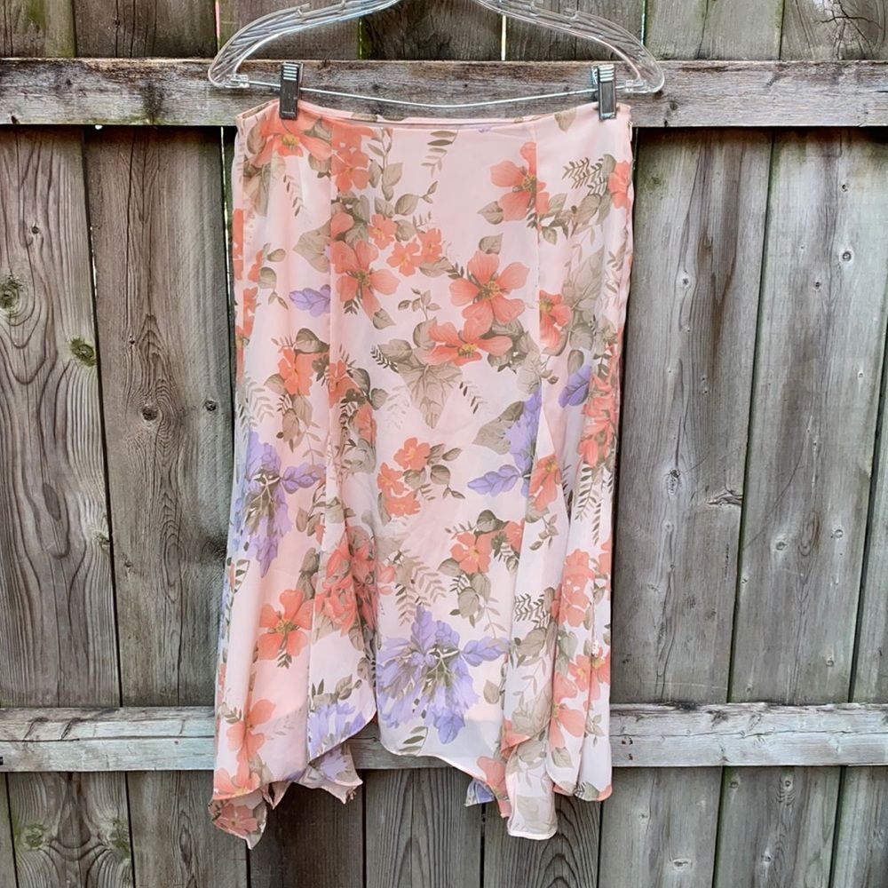 Rena Rowan Floral Skirt sz. 10
